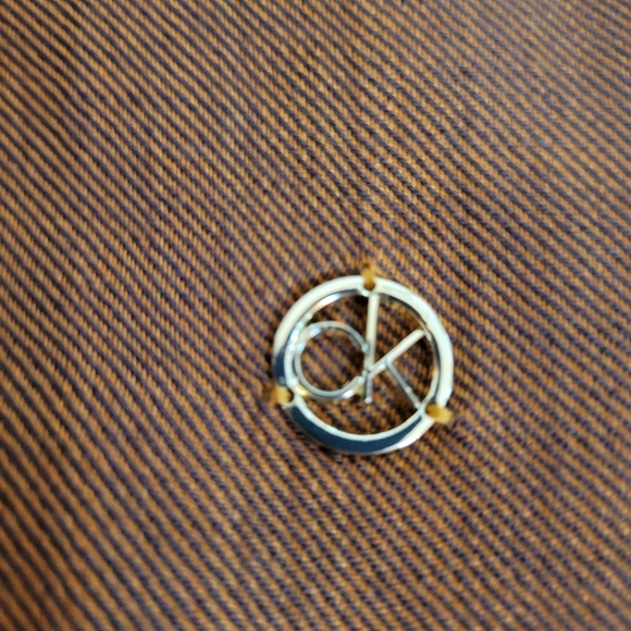 Calvin Klein Leopard Print Pashmina Scarf Wrap Cognac Rust One Size - Picture 3 of 5